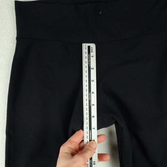 Lululemon Womens Capri Pants 4 Black Yoga Athletic Straight Leg Athleisure - Picture 8 of 11
